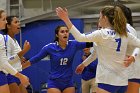 VB vs WSU  Wheaton Women's Volleyball vs Worcester State University. - Photo by Keith Nordstrom : Wheaton, Volleyball